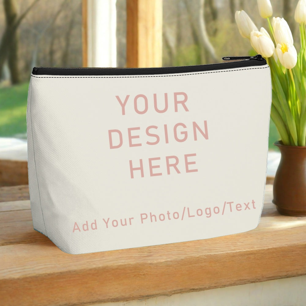 Signature Women'S Picture Custom High-Quality Storage Makeup Bag, Wear-Resistant And – Event – image 1