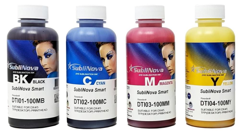 Original Korean SubliNova Sublimation Ink Set 100ml - 4 Colors CMYK for Epson Printers — product image 8