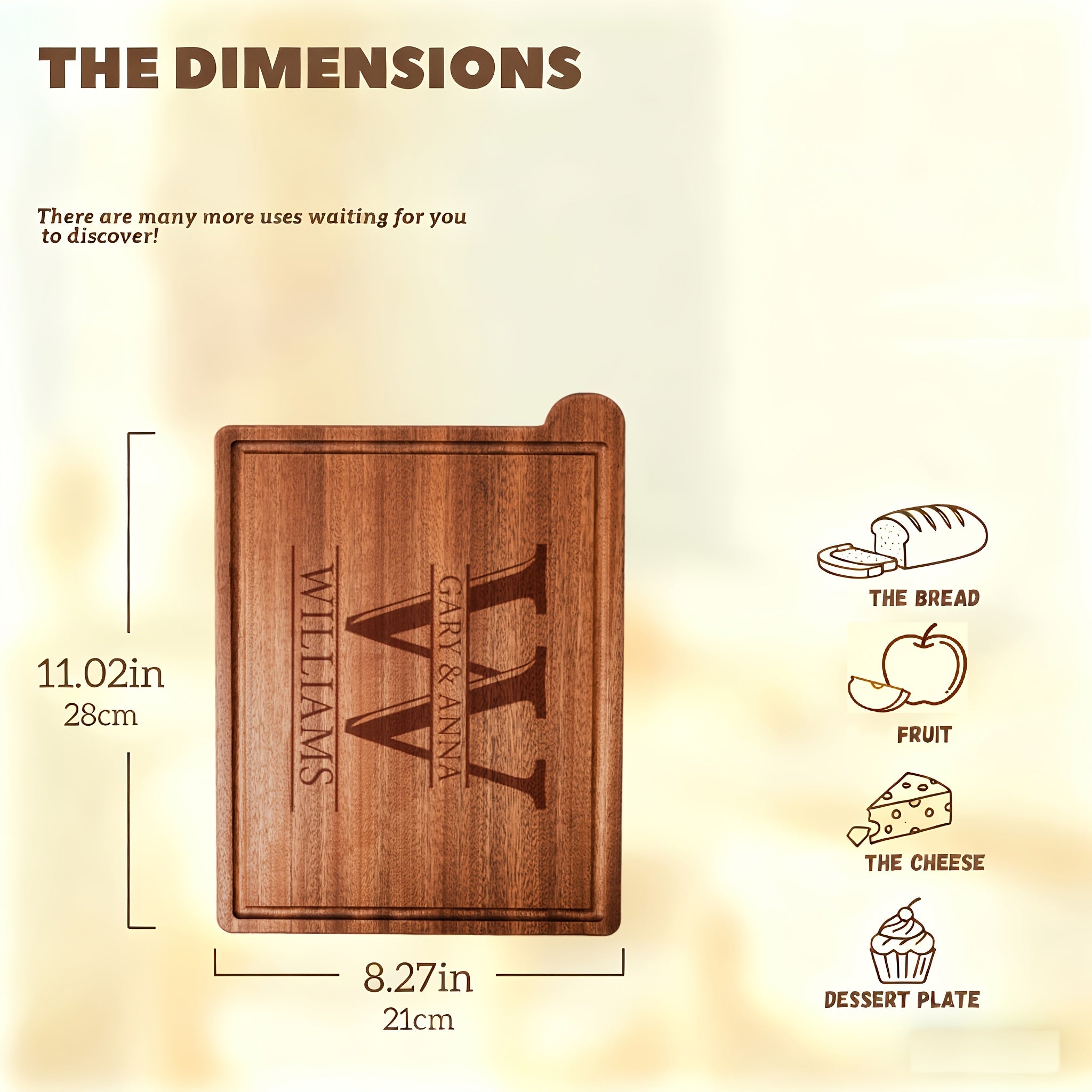 Bespoke Wooden Cutting Board with Custom Logo or Design - image 3