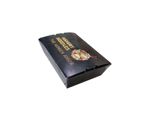 25 ounce   pyramid-shaped take out   potatoes box Length 17 cm Width 11.5 cm Height 4.5 cm Indoor and outdoor printing with internal cellophane