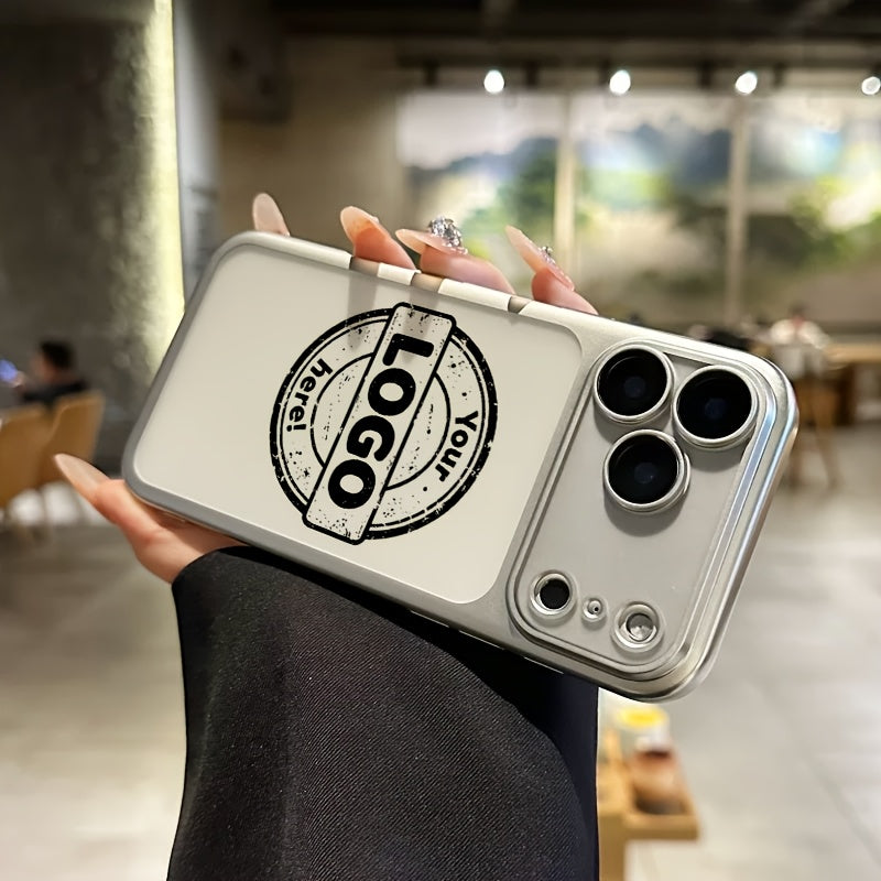 Brand-Forward Phone Case: Phone Case - Self-Defined LOGO, Minimalist Business Style Custom – Marketing – image 2