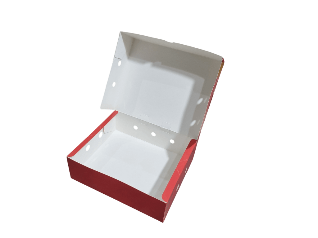 custom printed roasted box, 2 meal with inside lamination