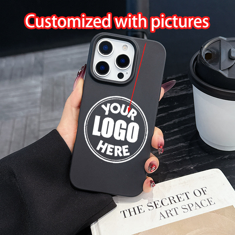 Bespoke Packaging & Label – Phone Case - Custom Logo Photo, Retro Round Stamp Print, Compatible – image 3