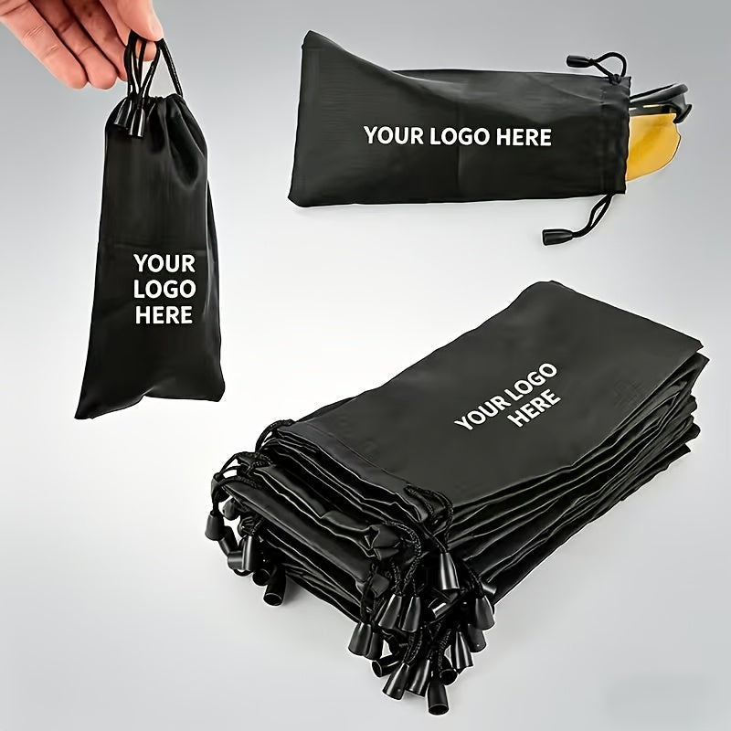 20/50 Custom Logo Eyeglass Cases - Anti-Scratch Zipper Protective Pouches, | Promotional Branded – image 1