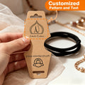 48/96pcs Custom Jewelry Display Cards with Logo and Text, Personalized Paper Jewelry Display Tags. These Premium… - image 1