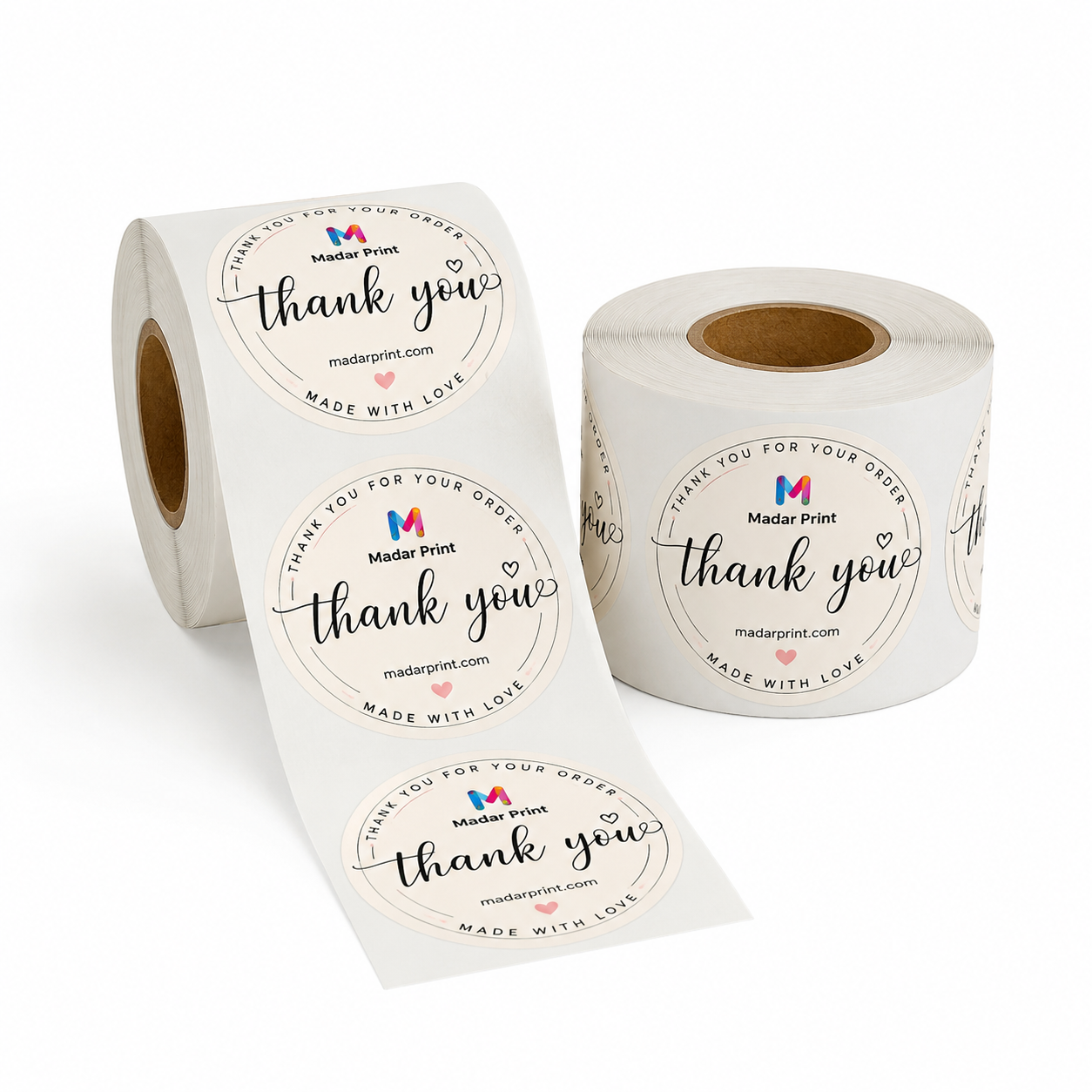 Custom Order Thank You Cards - Roll Labels