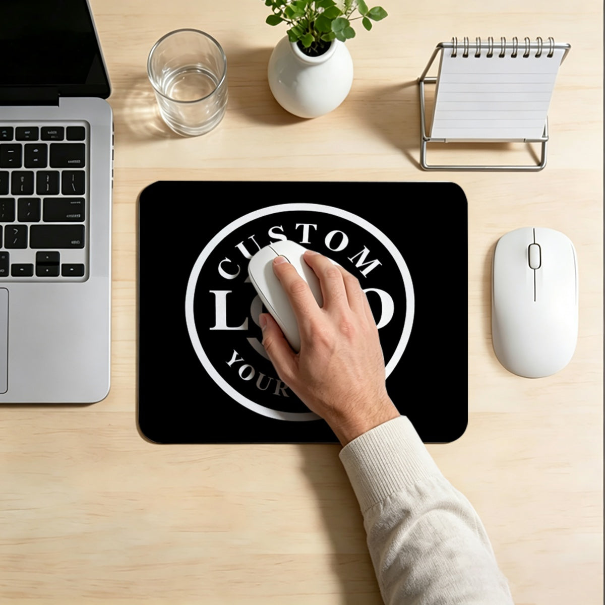 Rectangular Mouse Pad with Customization, Free to Design. Small Size, with | Business-Ready Business – image 2