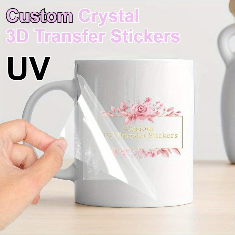 Signature 20-40pcs - 3D Crystal Transfer Stickers, Heat-Resistant, Scratch-Resistant – Event – image 1