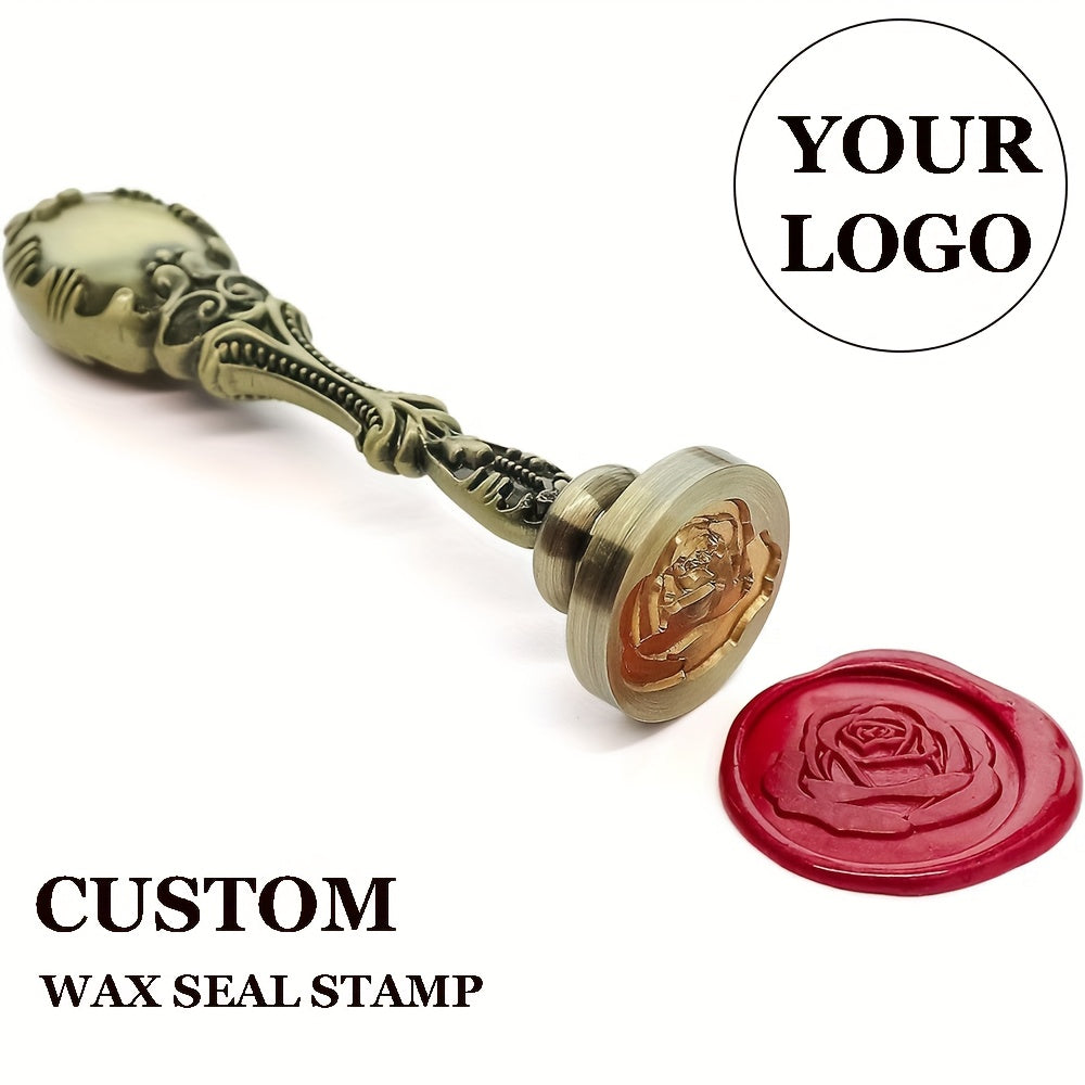 Personalized Wax Seal Stamp with Custom Logo or Design - image 1