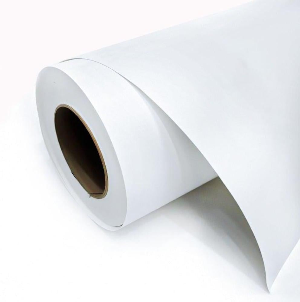 Matte white adhesive vinyl, 100*38 cm — product image 1