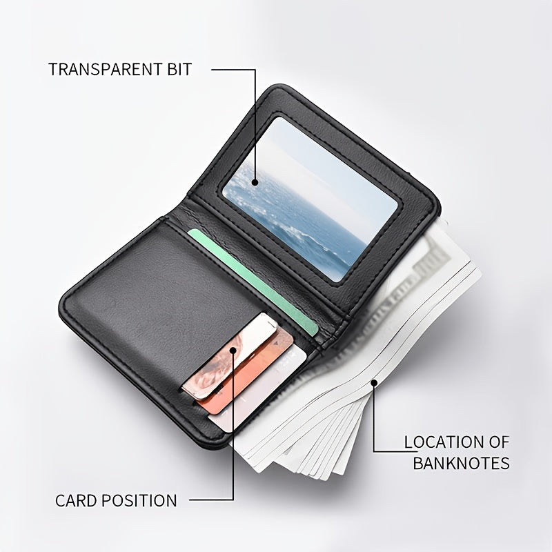 Brand-Forward Custom Men's Wallet, PU Leather Men's Wallet in Multiple Colors, Card Holder, – Marketing – image 4