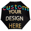 Bespoke Specialized Promotional Product – 2D Printed 1pc Custom Photo Logo Folding Umbrella | 8-Rib Umbrella – image 1
