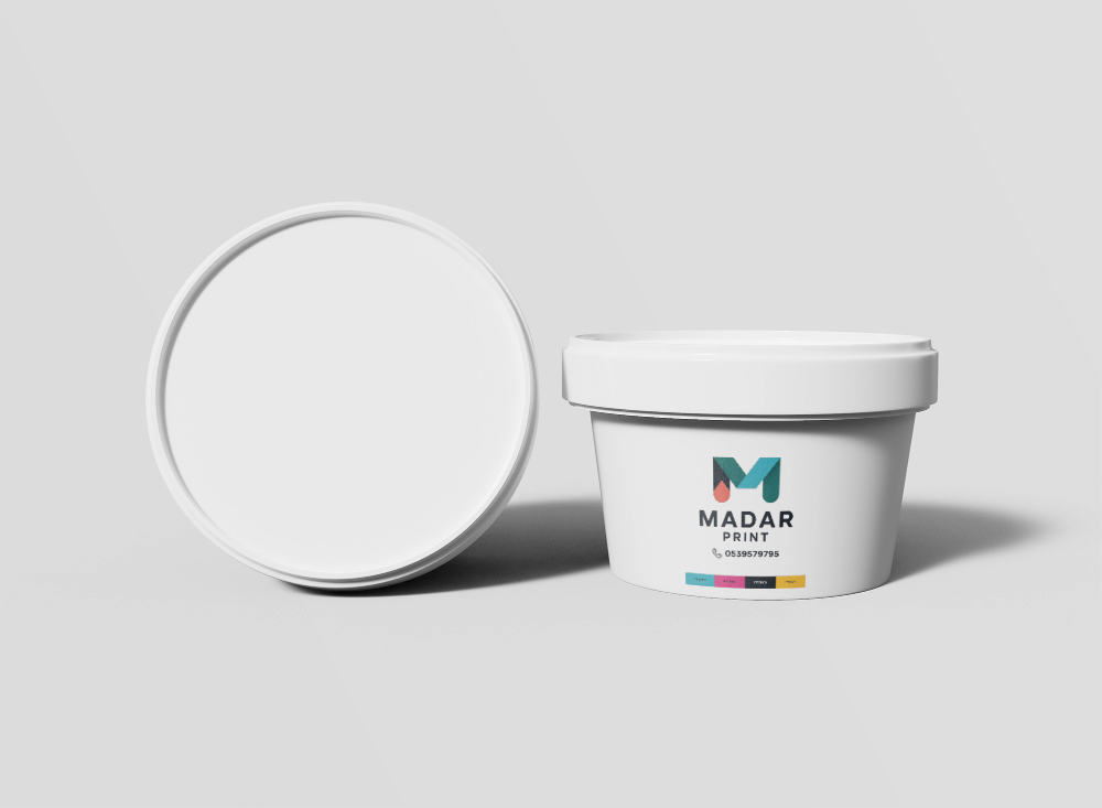 Premium Custom Branded Disposable Food Containers for Ice Cream, Pudding, Noodles