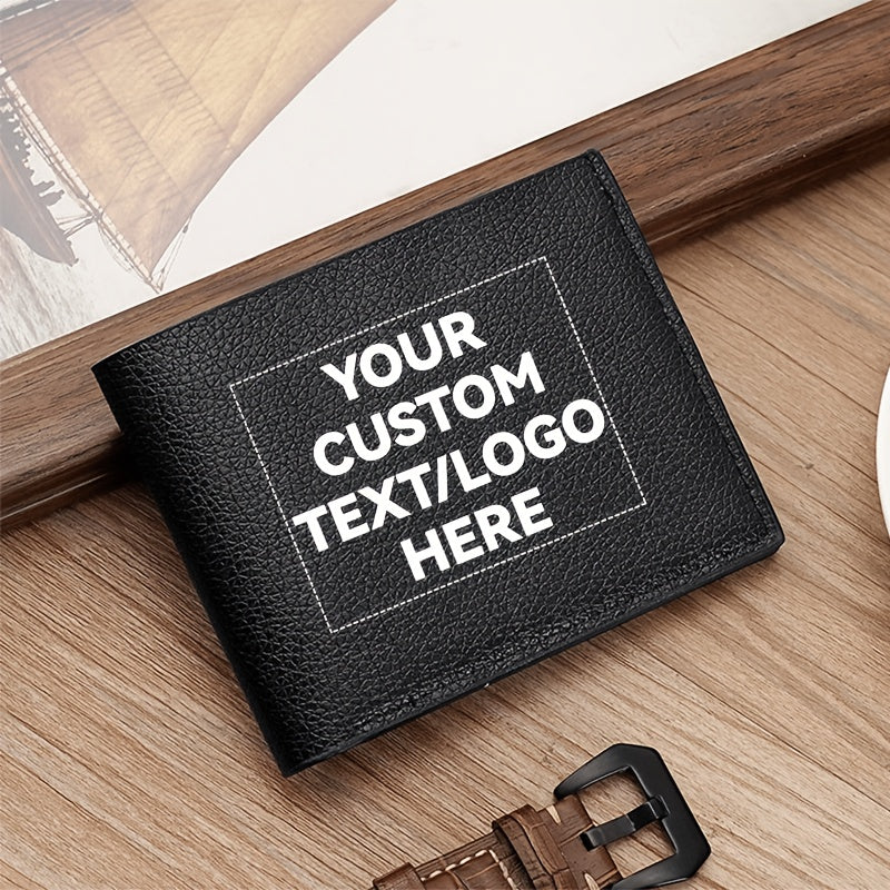 Unisex Photo Coin Purse with NAME/LOGO/PHOTO - Custom Pattern Men's Wallet, | Promotional Branded – image 3