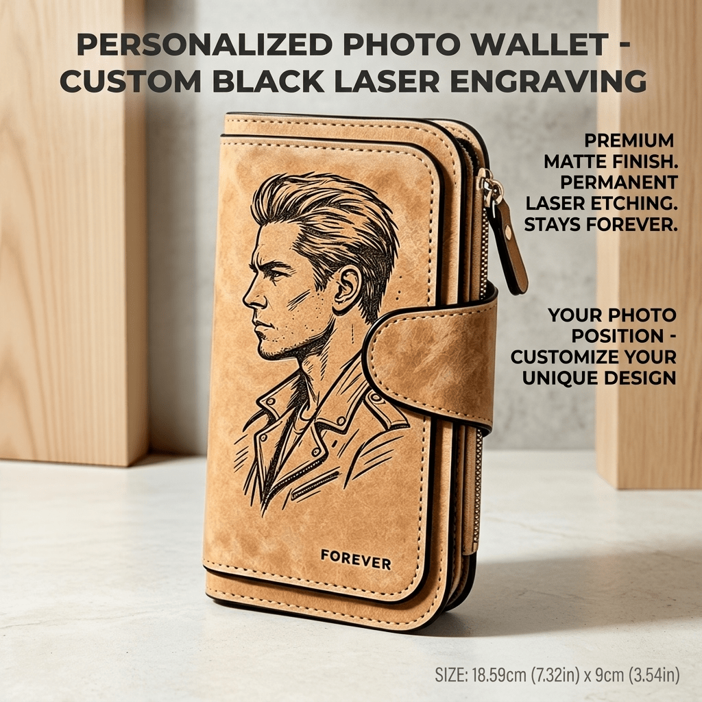 Exclusive Customization - Custom Wallets That Can Be with Photos and Logos. | Photo-Printed Specialized Promotional – image 1