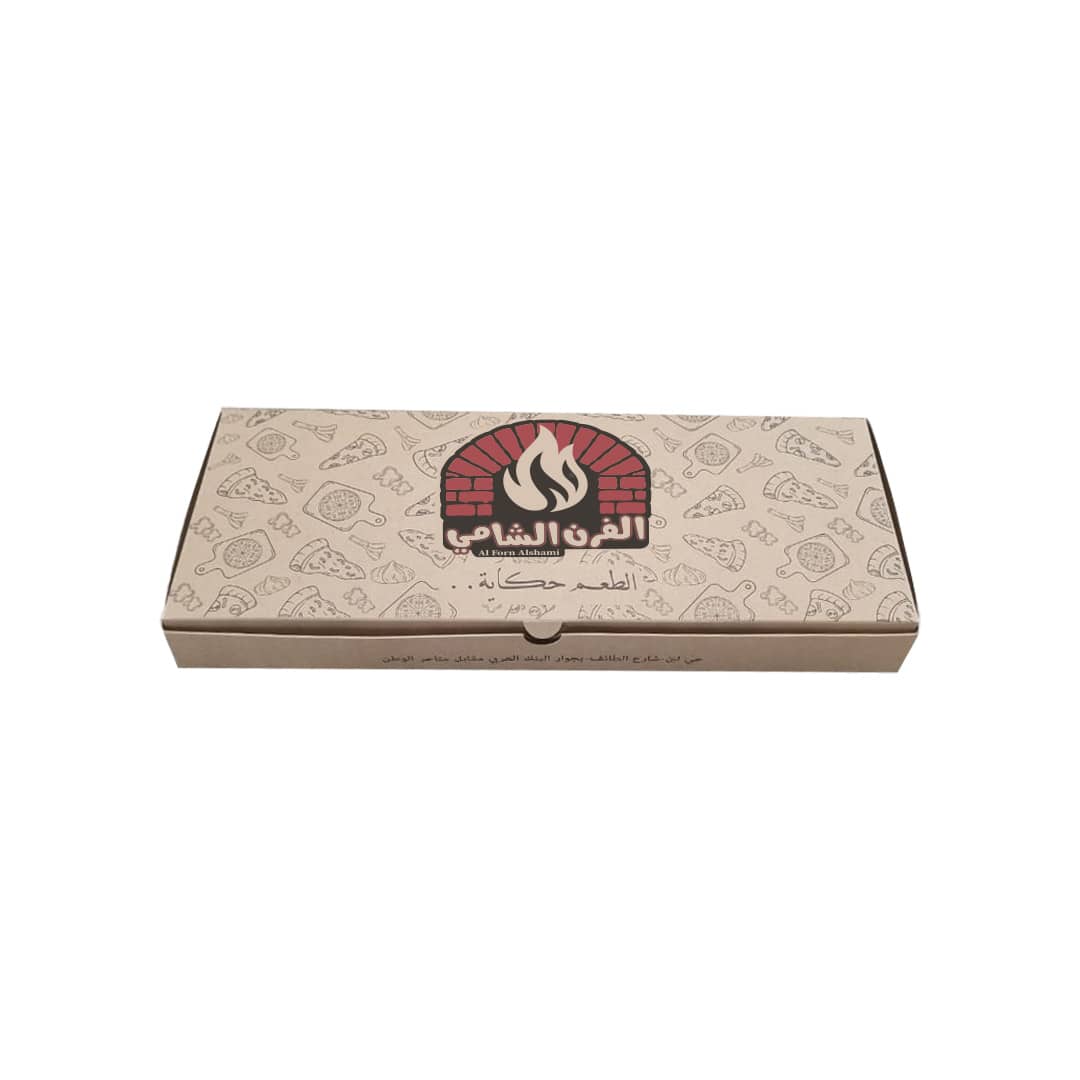 custom printed 40×16×4 cm craft box for bakery and pies