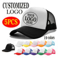 s Baseball Cap with LOGO for You, Adjustable Size Mesh Trucker Hat, 18 Colors | Made-to-Order Logo – image 1