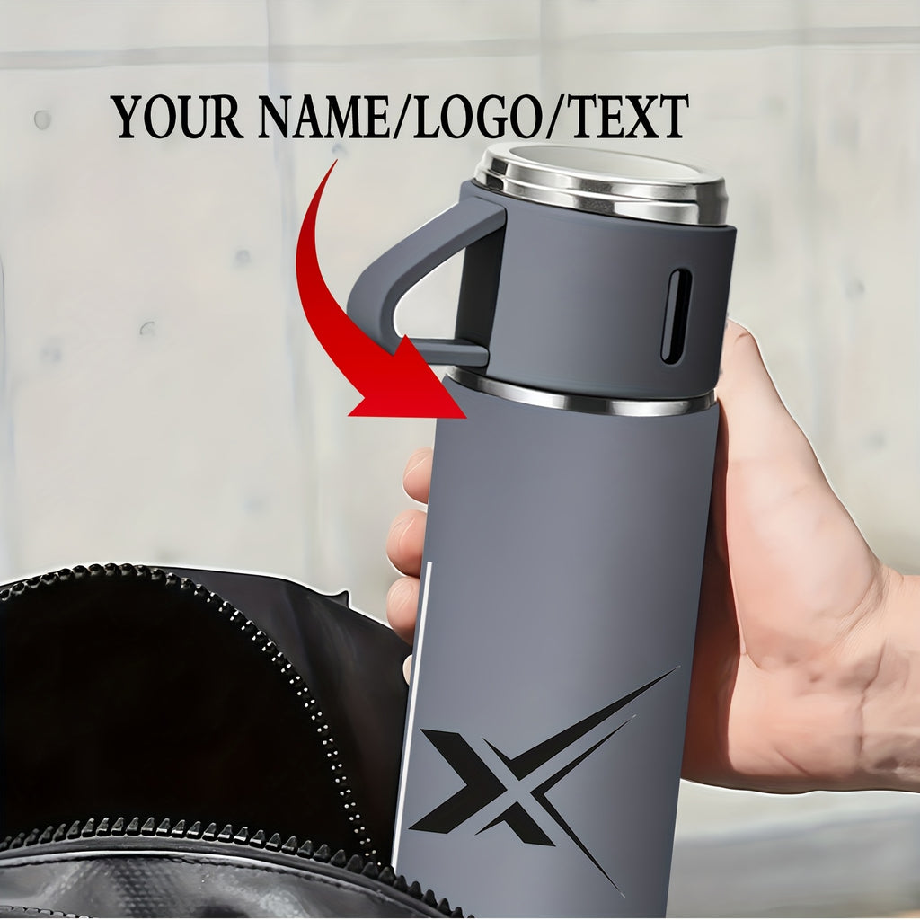 Brand-Forward A Custom Insulated Cup with a Stylish 'X' Logo, Featuring a Minimalist Design – Business – image 2