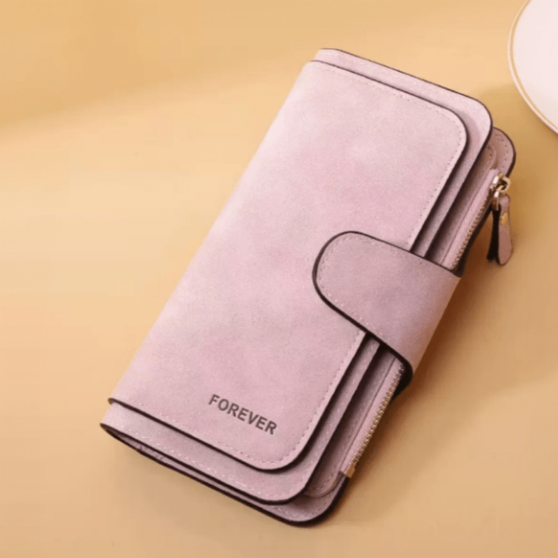 Signature Custom - Matte Faux Leather Long Wallet with Laser Engraving, Supports User – Custom – image 3