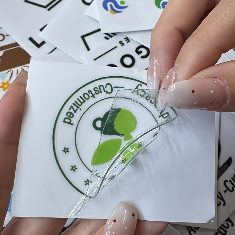 Bespoke Event Favor – Custom 3D UV Crystal Transfer Stickers, Glossy Surface Option – image 2