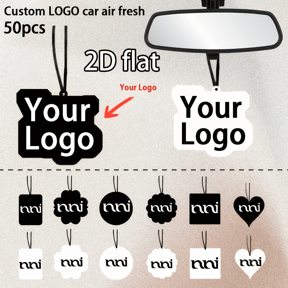 Personalized Hanging Air Freshener with Custom Logo or Design - image 1