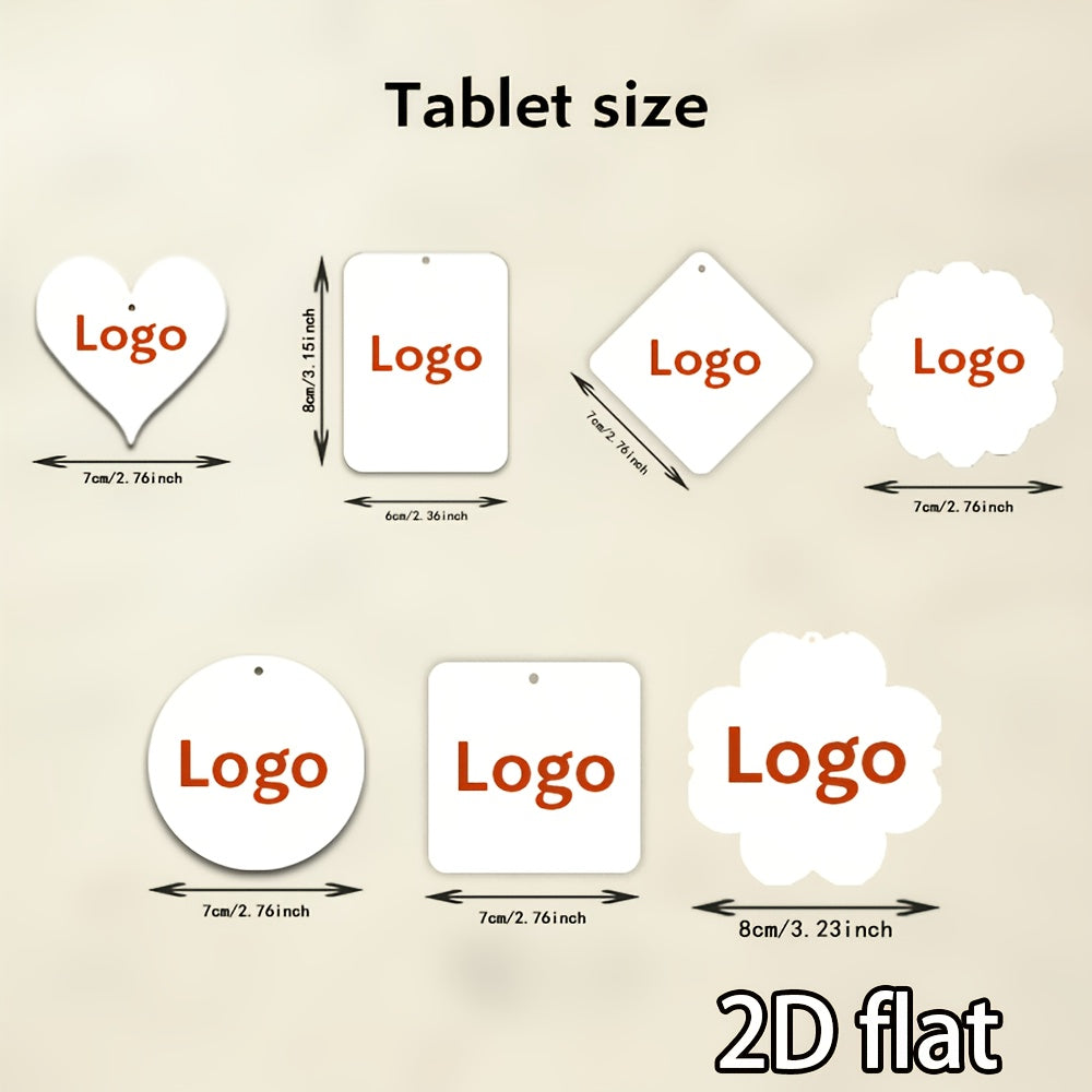 Personalized Hanging Air Freshener with Custom Logo or Design - image 3
