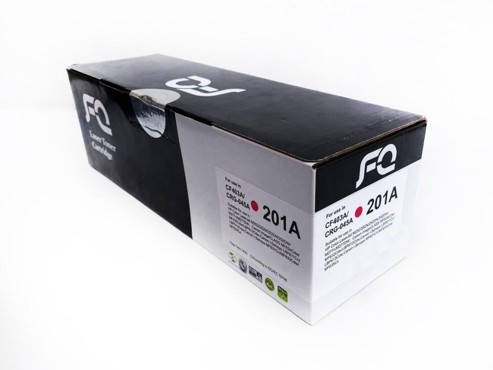 Compatible laser printer toner FQ 201A red, clear printing — product image 1