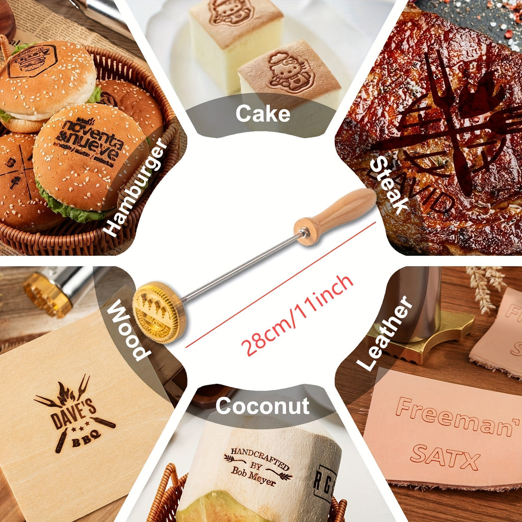 Design-Your-Own Food Branding Stamp with Custom Logo or Design - image 4