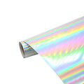 Color change silver hologram heat-transfer vinyl — product image 1