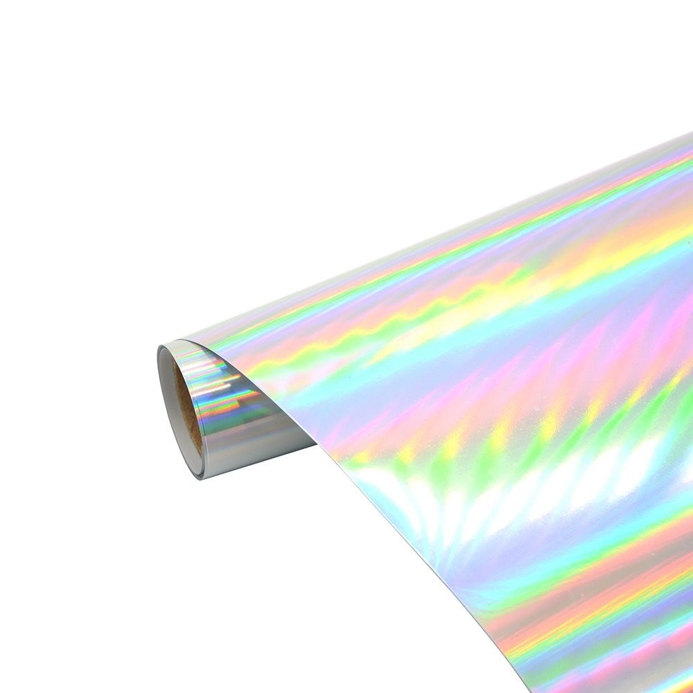 Color change silver hologram heat-transfer vinyl — product image 1