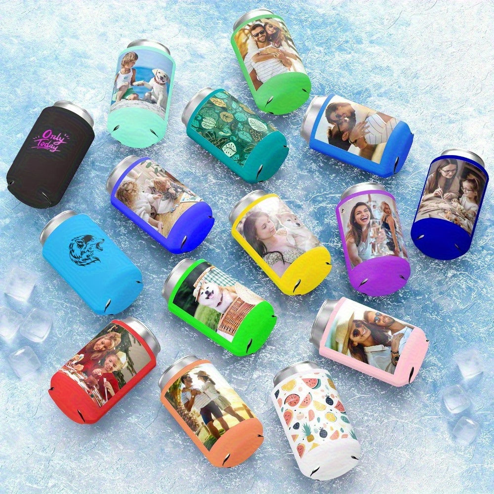 Custom-Branded Can Cooler with Custom Logo or Design - image 1