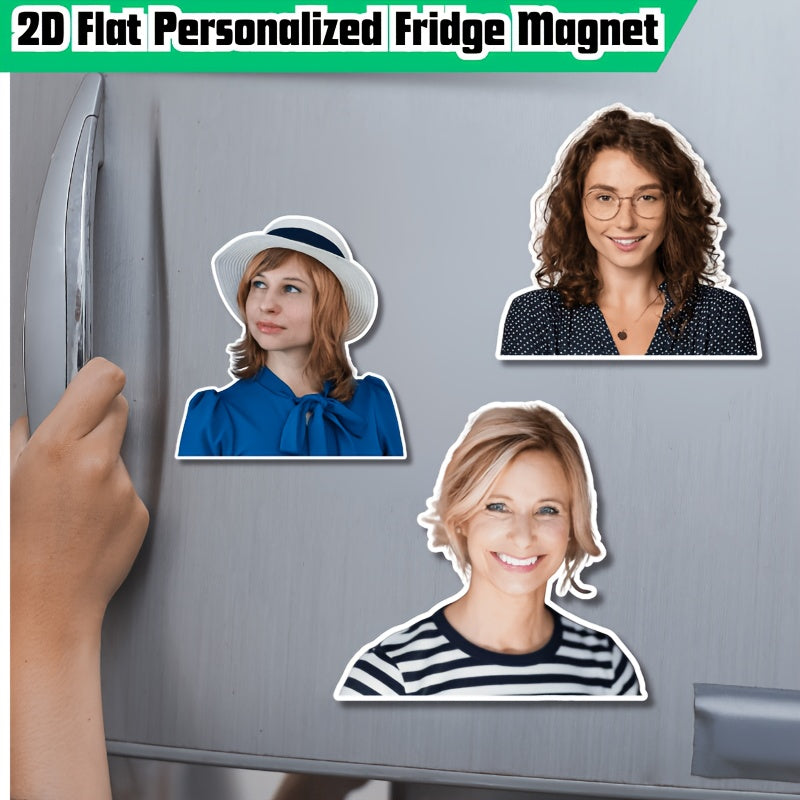 Custom-Printed Specialized Promotional Product – Custom Fun 2D Flat Magnetic Fridge Magnets, 5/10pcs Set | with – image 1