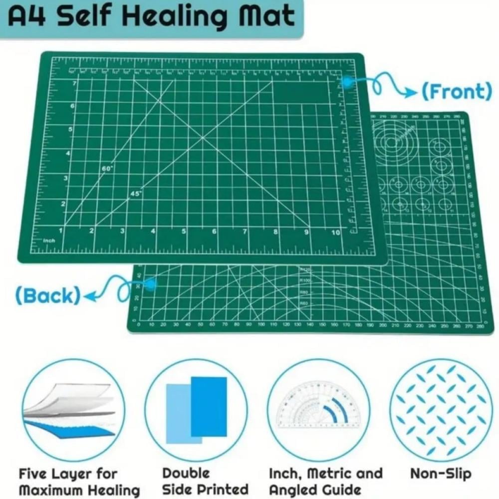 Green A3 vinyl cutting board — product image 3