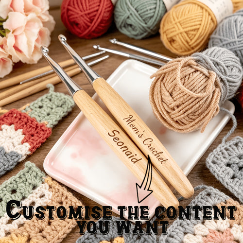 Bespoke Crochet Hooks with Custom Logo or Design - image 1