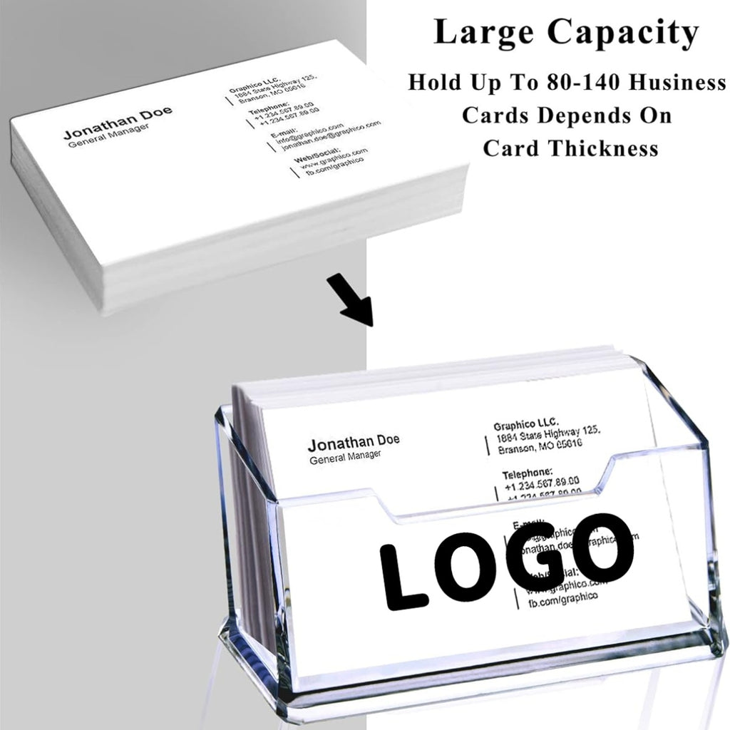 Custom-Printed Business Card Holder with Custom Logo or Design - image 3