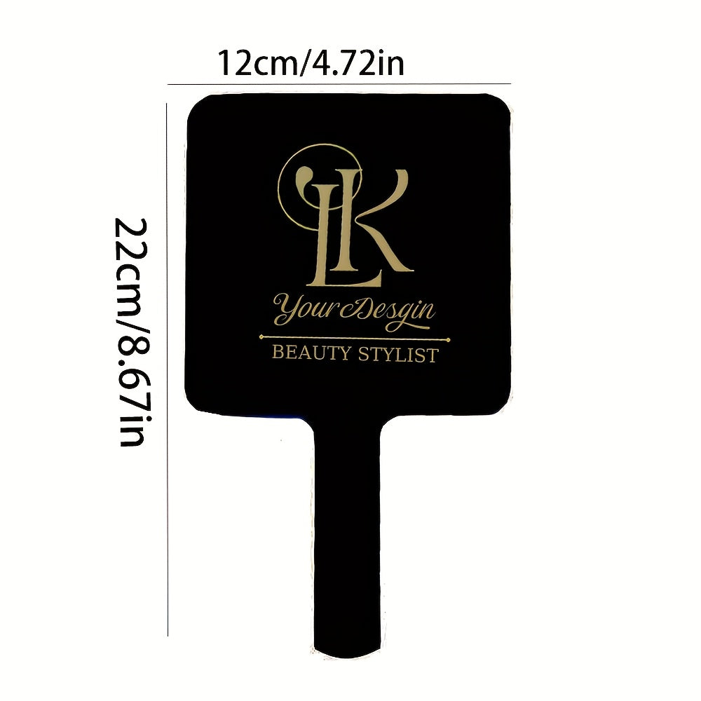 Design-Your-Own Handheld Mirror with Custom Logo or Design - image 2