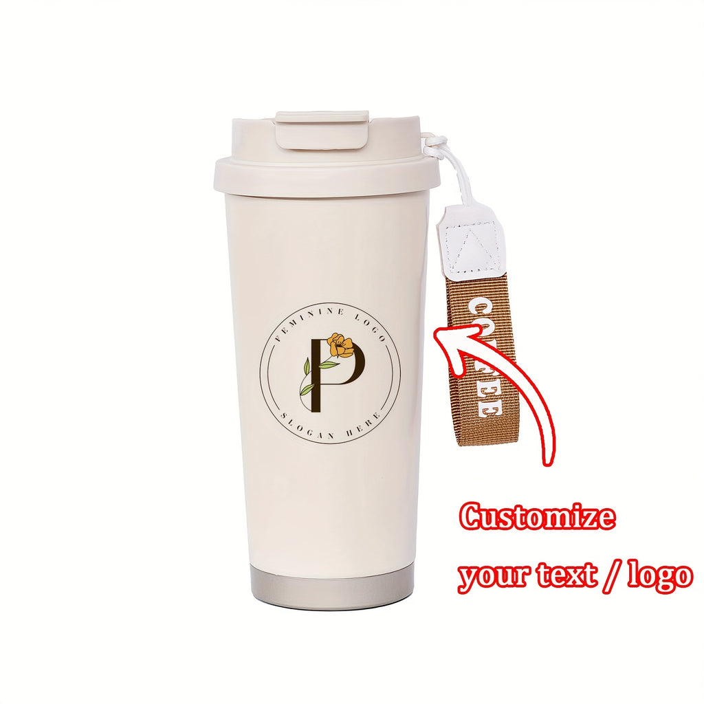 Single-piece Custom Insulated Tumbler, Coffee Cup with Custom Text or Image, | Business-Ready Tumbler & – image 3