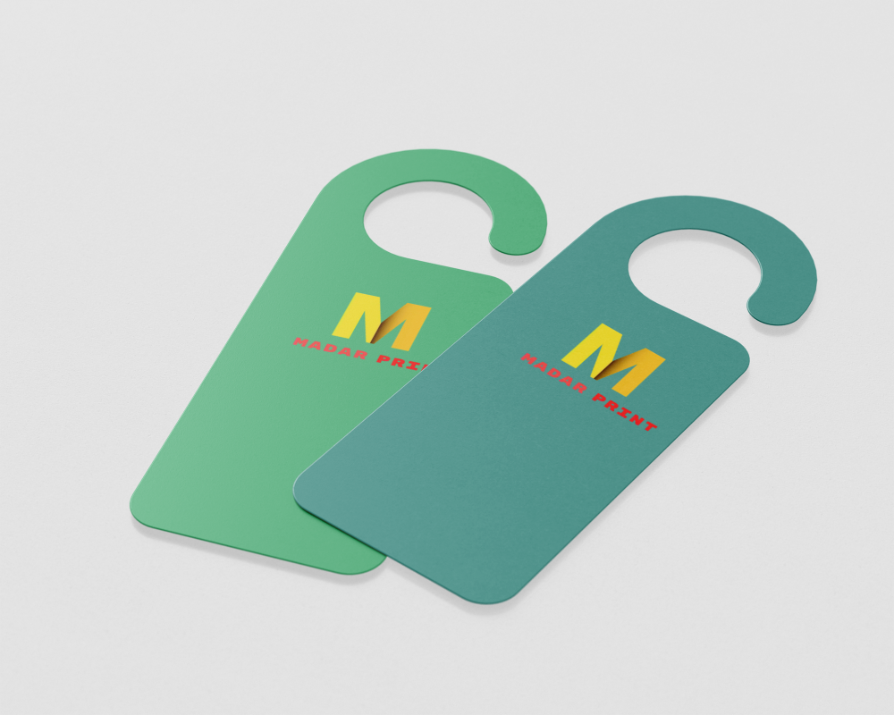 paper door Hanger 24×10 cm customizable