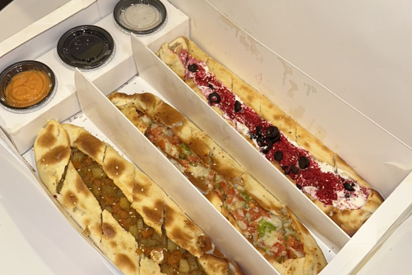 Druck Kartons 3 mit 3 Sauce