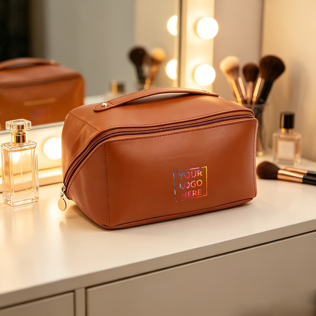 Logo-Ready Branded Bag – Logo Women'S Handbag Storage Makeup Bag Toiletry Bag DIY Custom Pattern – image 3