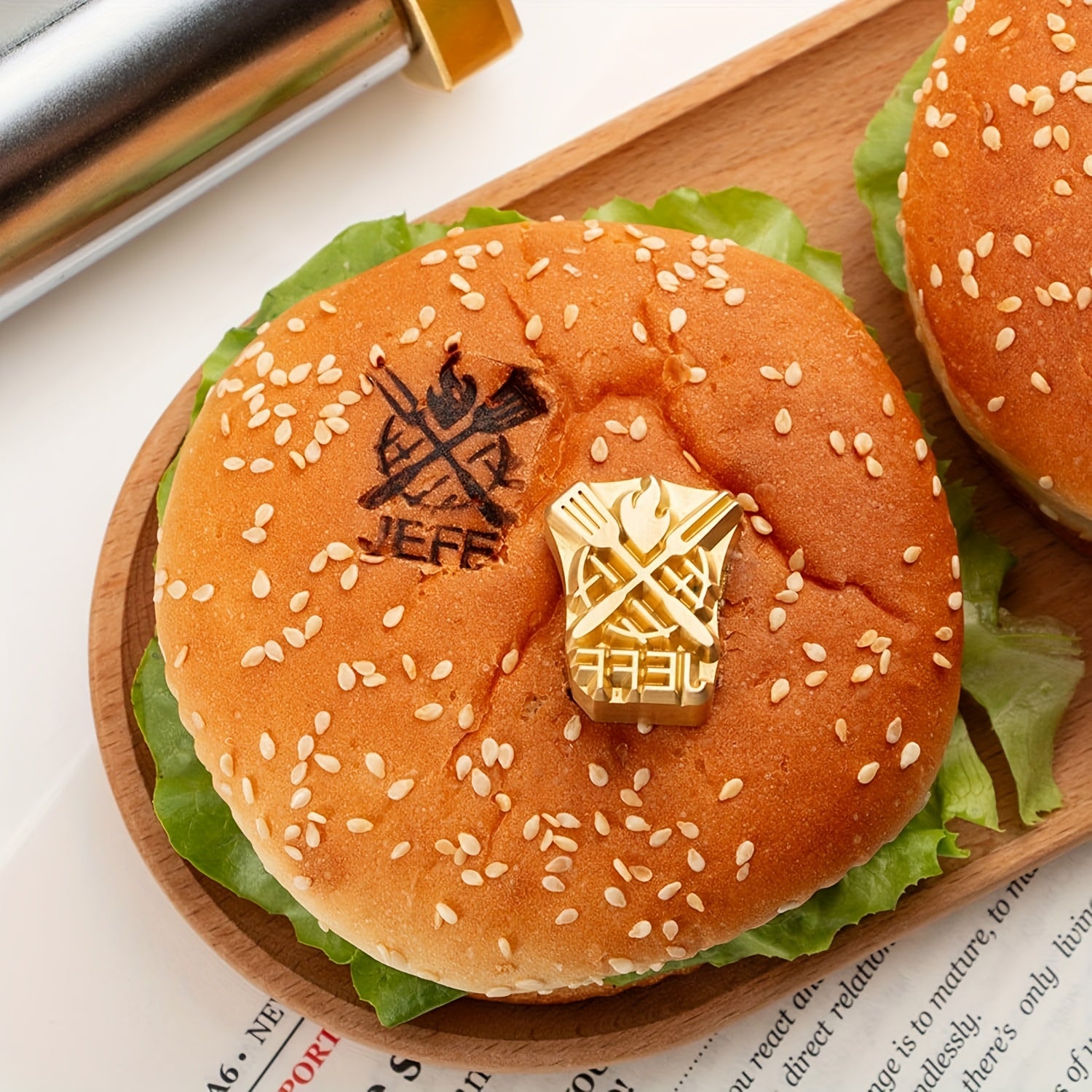 Design-Your-Own Food Branding Stamp with Custom Logo or Design - image 2