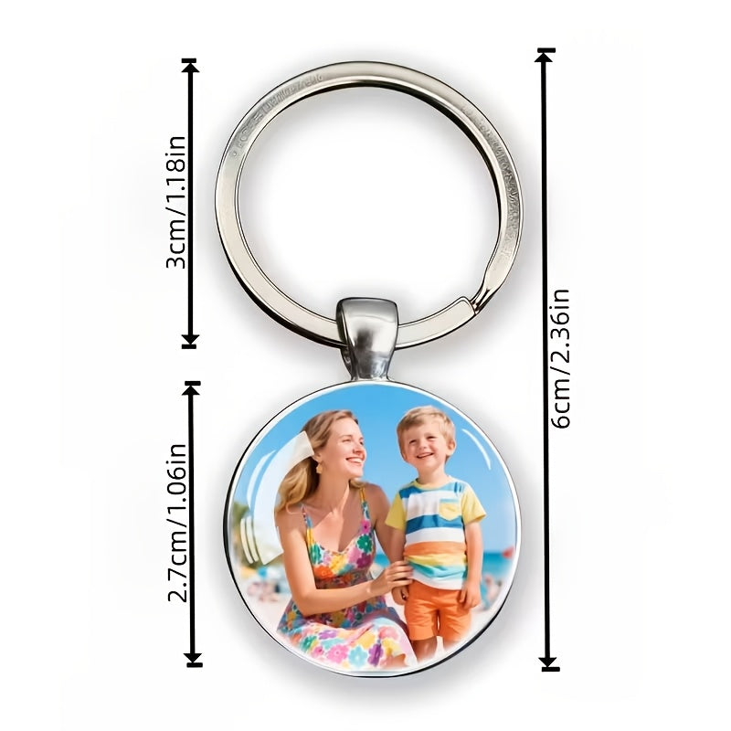 Design-Your-Own A Custom Photo Keychain, Accessory. Can Be with Family, Couple, or Pet Photo – Team – image 3