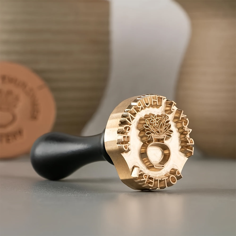 Design-Your-Own Pottery Stamp with Custom Logo or Design - image 4