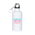 Personalizable Sublimation "World's Best Mom" Travel Water Bottle - Reusable | Business-Ready Tumbler & – image 1