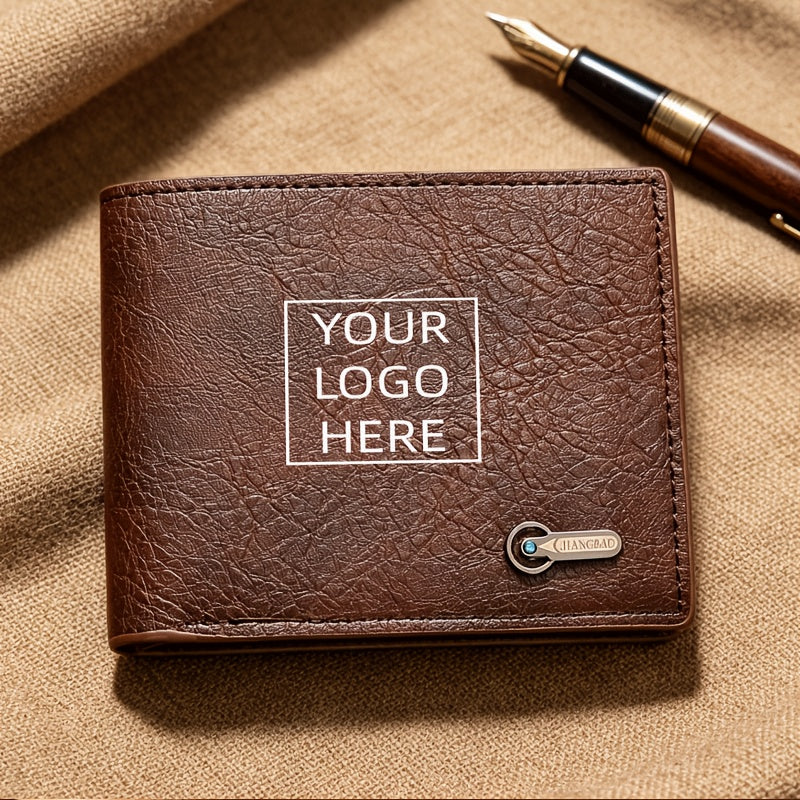 Custom Photo Bifold Wallet Suitable for Men & Women - Upload Your Own | Business-Ready Branded – image 2