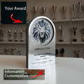 Personalized Corporate Award – 2D Flat Custom Text And Logo, Employee Appreciation And Achievement – image 1