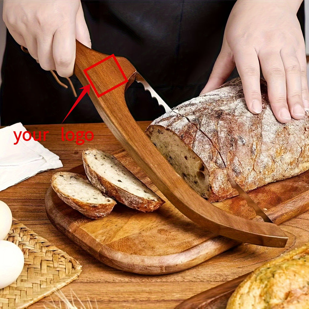 Custom-Printed Bread Knife with Custom Logo or Design - image 1