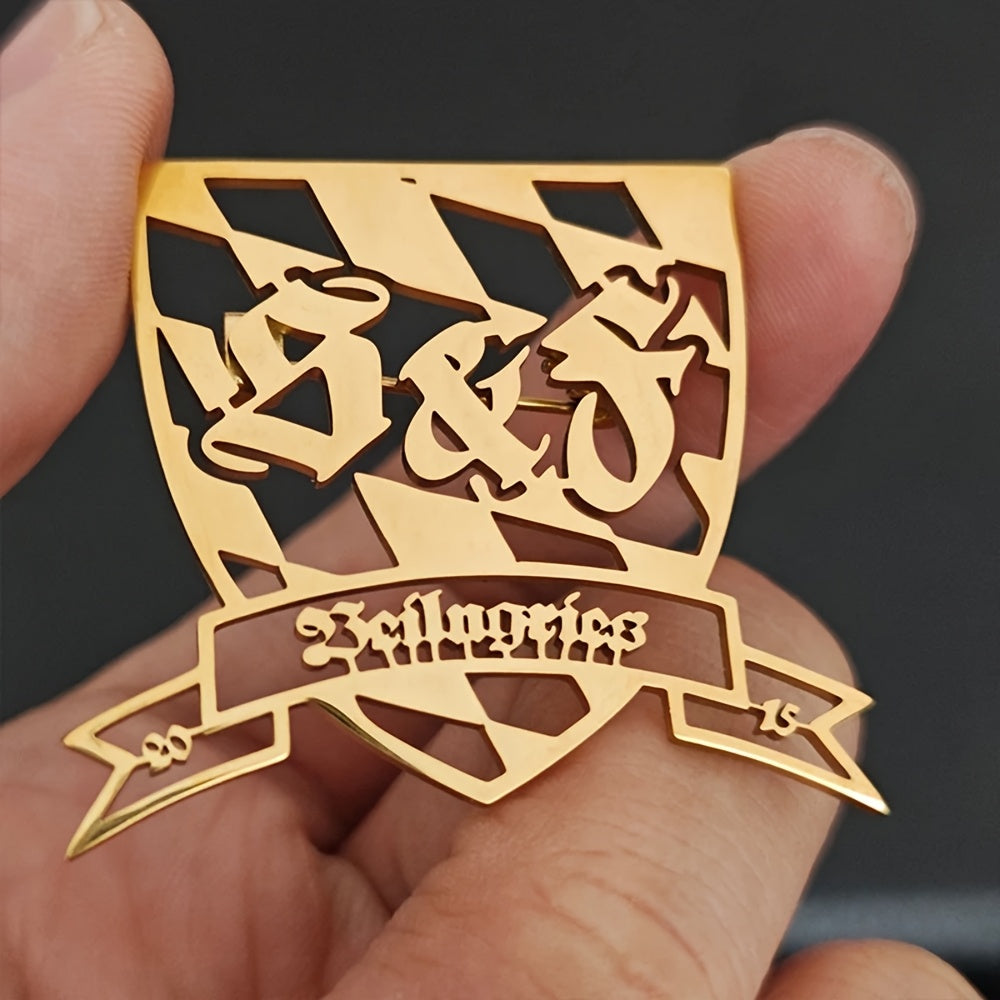 Custom Your Company Brooch, Corporate Artwork Brooch, Stainless Steel Picture | Business-Ready Corporate – image 4