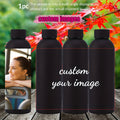 Signature 17oz Custom Photo Insulated Water Bottle with Lid - Stainless Steel Travel – Event – image 1
