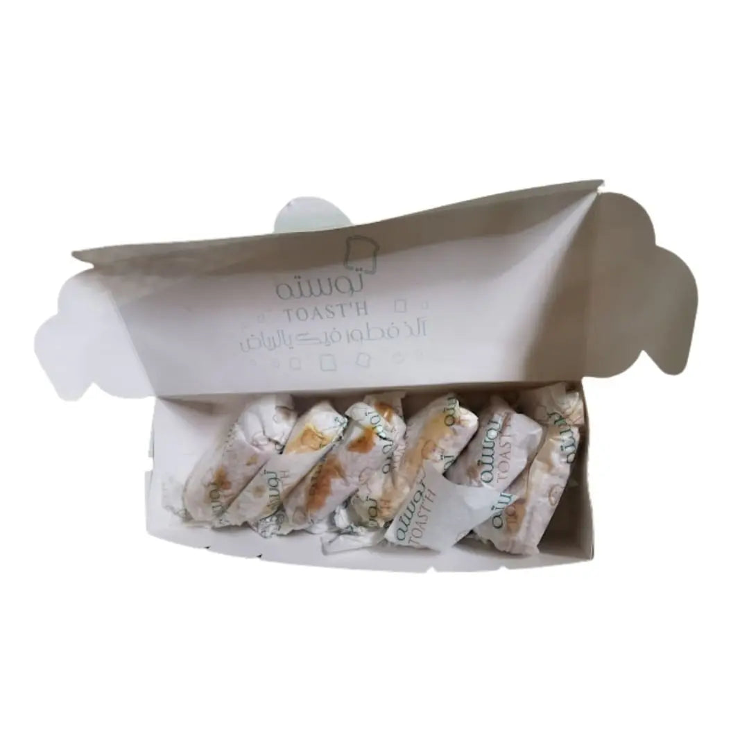 custom printed sandwich toast macaron donut box 30×10×6  cm custom printed sandwich toast macaron donut box 30×10×6  cm مطبعة مدار Madar Print